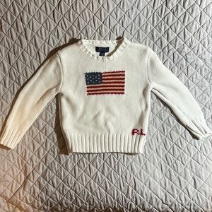 Toddler Polo Ralph Lauren American Flag Sweater
